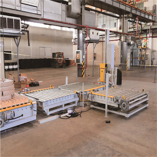 Automatische Palettenverpackungslinie
